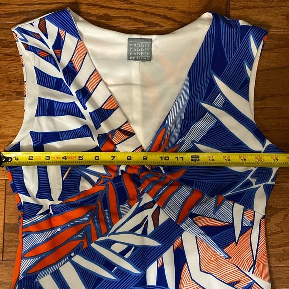 Rabbit rabbit rabbit design sleeveless dress-Med. - Picture 7 of 10